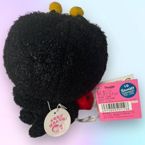 2006 Sanrio Hello Kitty 5" Ladybug Clip Grabber Mascot Plush Toy Partner - Picture 6 of 10